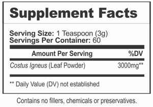 Insulin Plant Leaf Powder (2 Month Supply per Jar)