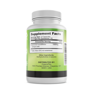 Chavya Tablet Chaya Capsules (1 Month Supply per Bottle) – ORGANOPLEX